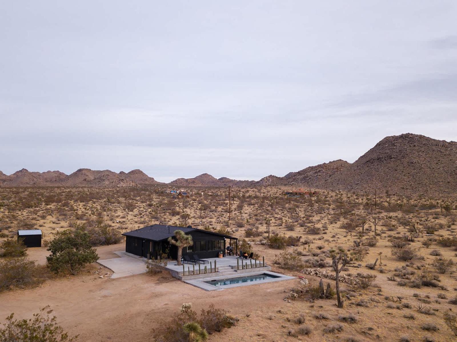 Sacred Haven L Cabin W Cowboy Pool At Park Entrance Joshua Tree Exterior foto